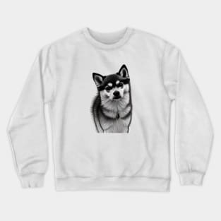 Alaskan Klee Kai Dog Crewneck Sweatshirt